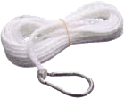 Solid Braid Nylon Anchor Line with Metal Snap