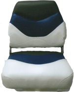 Thick Cushioning Seat & Back With Heavy Duty No Pinch Hinges