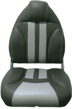 High End, High Back, Competition Type Bass Boat Seat