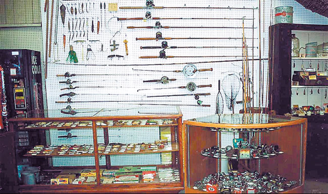 Antique Tackle Display